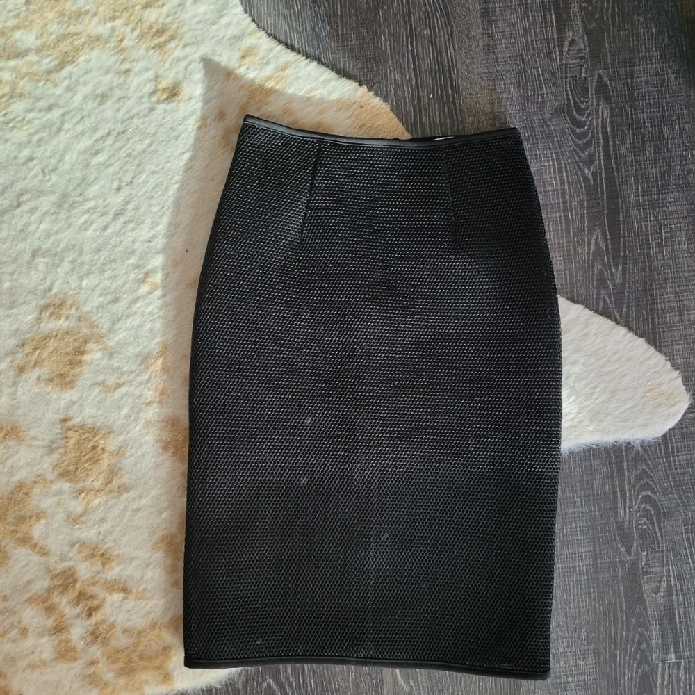 Black skit with mesh overlay